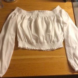 Long sleeve crop top